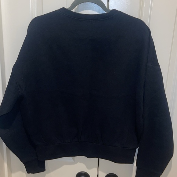 NWT Express Floral Embellished Crew Neck Sweatshirt - Picture 6 of 8
